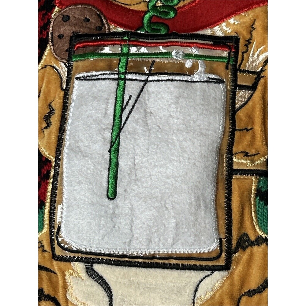 Celebrate Together Cat Ugly Christmas Sweater Sz Medium Drink Pocket Kitty Straw - Picture 5 of 9
